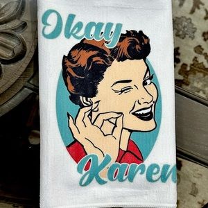 Okay Karen microfiber kitchen towel